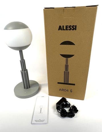 Aldo Rossi - Lamp - AR04 - Gekleurd aluminium, grijs en, Antiek en Kunst