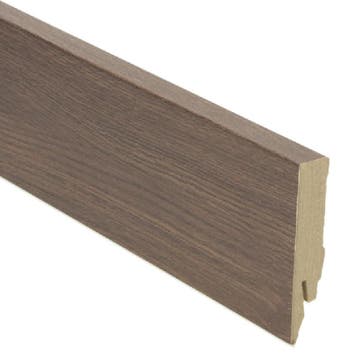 Rechte foliepl. 70x14 vintage eiken donkervernist, Overige materialen, Verzenden, 50 tot 150 cm, Overige typen