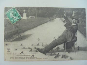 Frankrijk - Parijs, de vogelscharmeur van de Tuilerietuinen, Gelopen