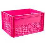 Fast Rider Kunststof Fietskrat Medium 25 liter Roze, Verzenden, Nieuw