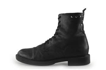 Linea Zeta Veterboots in maat 38 Zwart, Kleding | Dames, Verzenden, Zwart, Overige typen, Zo goed als nieuw