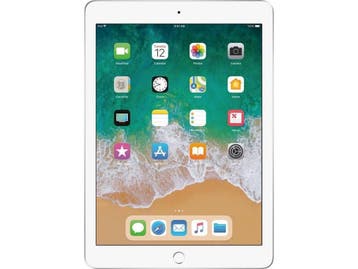 Apple iPad 5 (2017, A9 series) - Zilver - 32 GB - WiFi + 4G, Verzenden, Zo goed als nieuw