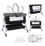 4-in-1 Reisbedje Baby – Wieg, Schommel en Verzorging Matras, Verzenden, Nieuw