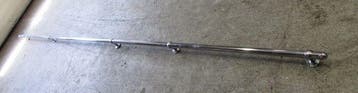 Stootrand chroom met 5 bevestigingsbeugels,, Gebruikt