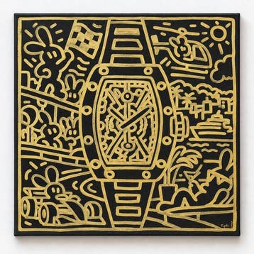 POPLEA - - RM GOLDEN TIME XXL— POPLEA 90x90cm