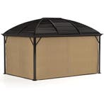 Paviljoen Met Hardtop, 4x3 M Waterdicht Stabiel Winterbesten, Tuin en Terras, Verzenden
