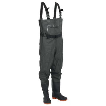 vidaXL Waadpak met laarzen en riem maat 46 donkergroen, Verzenden, Nieuw
