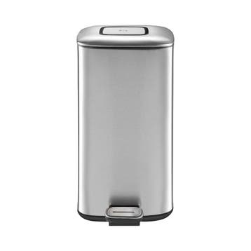 EKO Regent Step Bin 32 ltr - Mat RVS, Verzenden, Nieuw