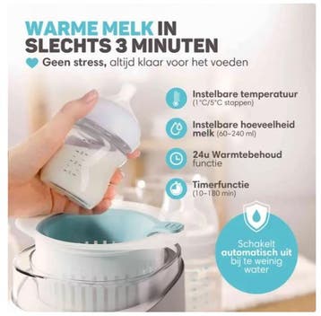 2dekans | Vulpes Goods® – Flessenwarmer PRO V2 – 10-in-1 –, Ophalen of Verzenden, Zo goed als nieuw