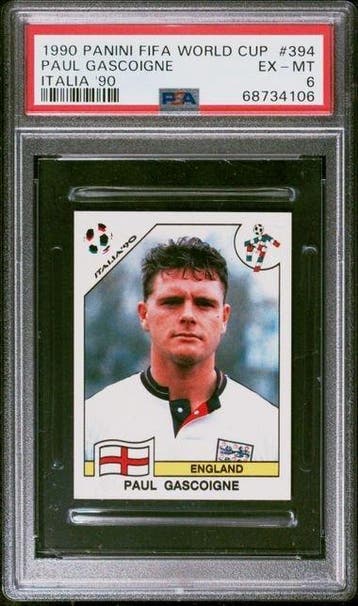 Panini 1990 Panini World Cup Italia 90 #394 Paul Gascoigne -, Nieuw