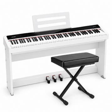 NUX NPK-200 Digital Stage Piano Set wit met NPS-2 standaard,, Ophalen of Verzenden, Nieuw