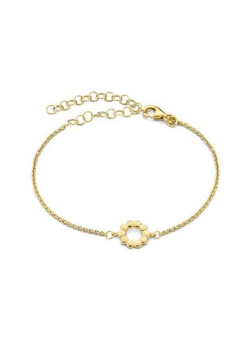 Casa Jewelry Armband Bulb van zilver goud verguld - 20 cm, Verzenden, Nieuw
