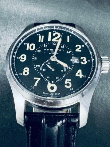 Hamilton - Khaki Automatic - H706550 - Heren - 2010-2020, Nieuw