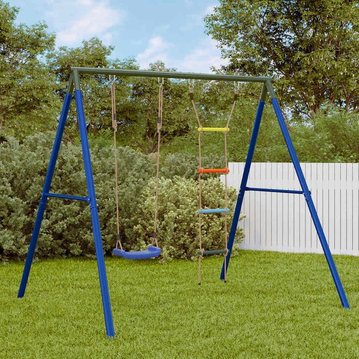 vidaXL Schommelset met schommel en ladder, Kinderen en Baby's, Speelgoed | Buiten | Speeltoestellen, Nieuw, Verzenden