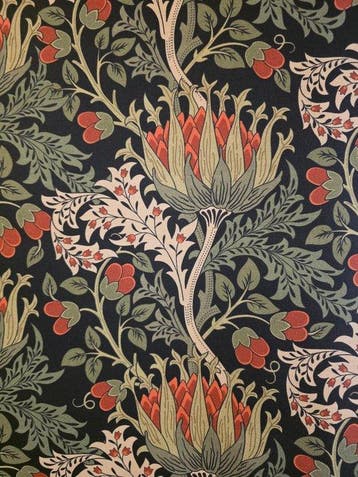 Stof William Morris Artichoke Arts and Crafts-editie -