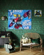 Moabit - Goldorak VS Invader /Diptych Original/ XXL