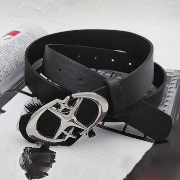 Stijlvolle Unisex Riem met Ovalen Kruis Gesp - Duurzaam en V, Kleding | Dames, Verzenden, Nieuw
