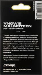 Jim Dunlop Yngwie Malmsteen Delrin 500 plectrum 2.00 mm, Ophalen of Verzenden, Nieuw, Elektrische basgitaar