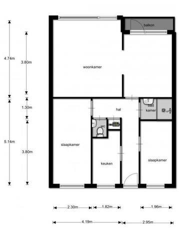 Te Huur 3 Kamer Appartement Fluitekruidweg In Zaandam, Noord-Holland, Zaandam, Appartement