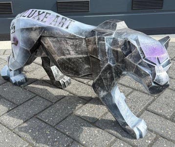 Daluxe Art - 1999 • Pop Art Panther “Banksy Edition” – 80 cm, Antiek en Kunst, Kunst | Designobjecten