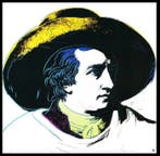 Andy Warhol - “Johann Wolfgang von Goethe, 1982”. Gesigneerd, Antiek en Kunst