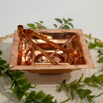 Puur koperen Havan Kund set 5 Delig, Ophalen of Verzenden, Nieuw