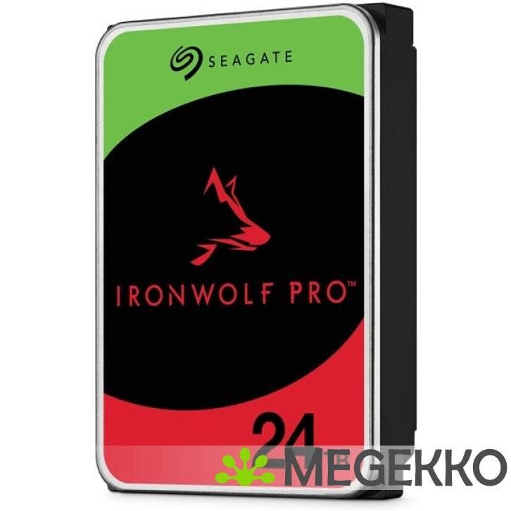 Seagate HDD NAS 3.5  24TB ST24000NT002 IronWolf Pro, Computers en Software, Harde schijven, Nieuw, Verzenden
