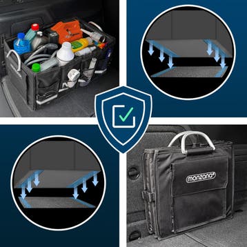 Kofferbak Organizer Tas Zwart 60x35x30cm (Auto-Fiets), Auto diversen, Auto-accessoires, Verzenden, Nieuw
