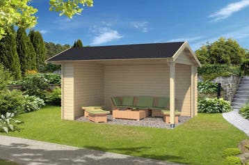Outdoor Life Products Rosea iGarden, Tuin en Terras, Ophalen, 250 tot 500 cm, Blokhut, Zo goed als nieuw