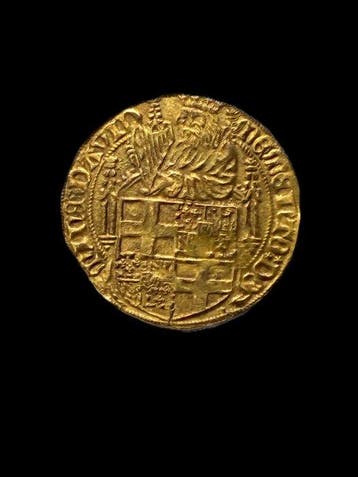 Nederland, Utrecht, Rhenen. David van Bourgondie. Gouden
