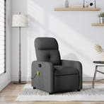 vidaXL Massagestoel in donkergrijze stof, Verzenden, Nieuw