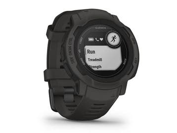Garmin Instinct 2 45 mm zwart met een zwarte siliconen, Sieraden, Tassen en Uiterlijk, Smartwatches, Verzenden, Nieuw, Garmin
