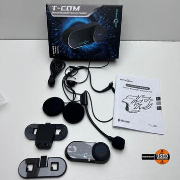 T-Com Helmet Bluetooth Intercom Headset, Verzenden, Gebruikt