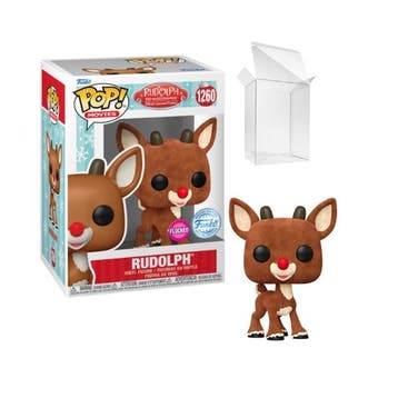 Funko Pop! Rudolph the Red-Nosed Reindeer - Rudolph Flocked, Verzenden, Nieuw