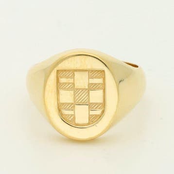 Ring - 18 karaat Geel goud, Sieraden, Tassen en Uiterlijk, Ringen, Nieuw