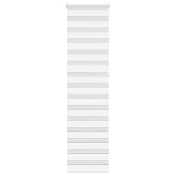 vidaXL Zebra rolgordijn 60x230 cm stofbreedte 55,9 cm, Verzenden, Nieuw, Wit