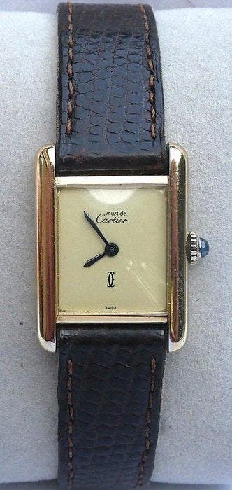 Cartier - Tank Must de Cartier - 3 095388 - Dames -, Sieraden, Tassen en Uiterlijk, Horloges | Heren