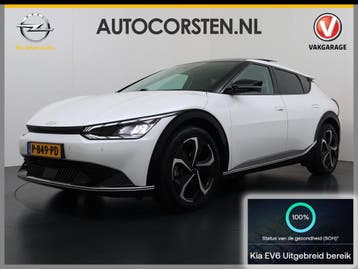 Zakelijke Lease |  Kia EV6 Plus Advanced 77.4 kWh Leer Schui, Automaat, Gebruikt, Zwart, Overige brandstoffen