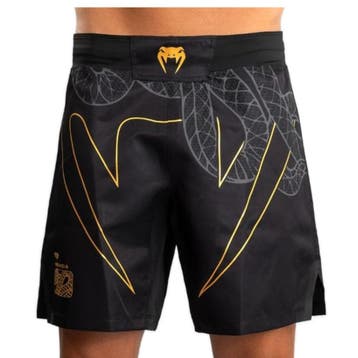 Venum Serpenti Fightshorts Zwart Zilver Goud - MMA & Kickbok, Ophalen of Verzenden, Nieuw