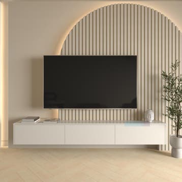Zwevend tv meubel 180cm Wandmeubel tv meubel hout tv kast, Huis en Inrichting, 150 tot 200 cm, Nieuw, Overige materialen, Minder dan 100 cm