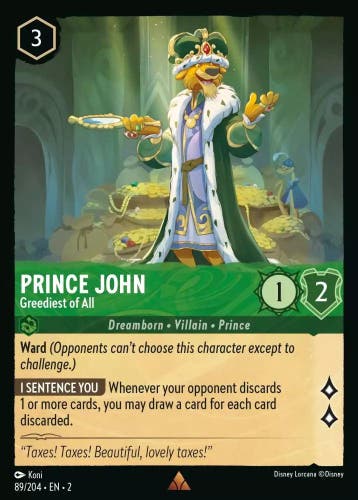 [89/204] - PRINCE JOHN - Greediest of All ENG FOIL [M/NM], Verzenden, Nieuw