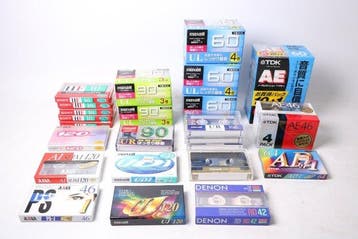 Sony, Denon, Maxell, TDK, AXIA - MX 60 - UDI 74 - AE 60 -, Nieuw