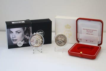 Frankrijk, Monaco. 2 Euro / 10 Euro 2019/2022 Grace Kelly