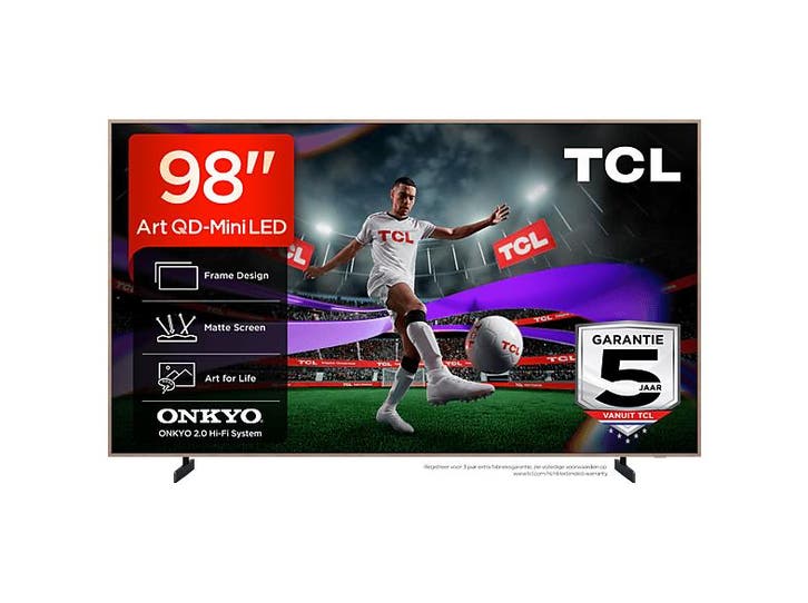 Tcl - MINI-LED 90-99 Ultra HD 4K TV - 98 inch, Audio, Tv en Foto, Televisies, 100 cm of meer, 4k (UHD), Nieuw, Overige merken