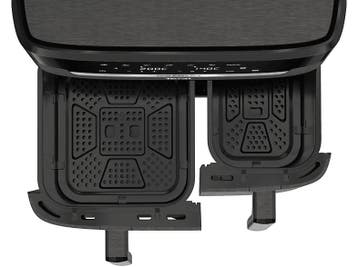 Tefal -   Easy Fry Dual Xxl 11l Airfryer Coal Grey, Verzenden, Nieuw, Airfryer XXL