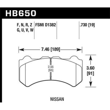 Hawk 09-11 Nissan GT-R HP+ Street Front Brake Pads, Ophalen of Verzenden, Nieuw
