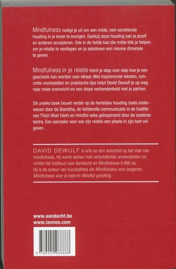 Mindfulness in je relatie 9789020988888 David Dewulf, Verzenden, Gelezen, David Dewulf