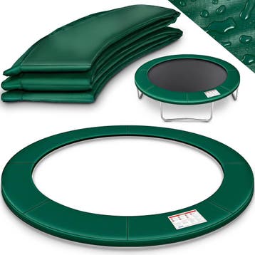 Trampoline rand - Beschermrand - 366 cm - Groen - Kiduku, Verzenden, Zo goed als nieuw