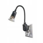 LED stekkerlamp - Met verstelbare arm - 185 Lumen - Zwart, Huis en Inrichting, Ophalen of Verzenden, Nieuw