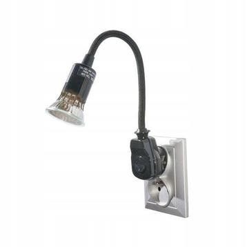 LED stekkerlamp - Met verstelbare arm - 185 Lumen - Zwart, Huis en Inrichting, Ophalen of Verzenden, Nieuw